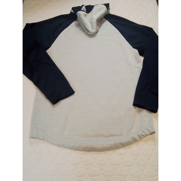 Men's Nike Ole Miss Basketball Hoodie Sweatshirt Size Small Gray / Blue - Picture 8 of 14